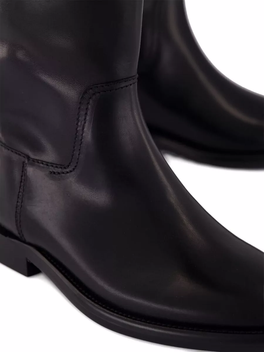 Paris Texas Idaho Leather Knee High Round Toe Boots