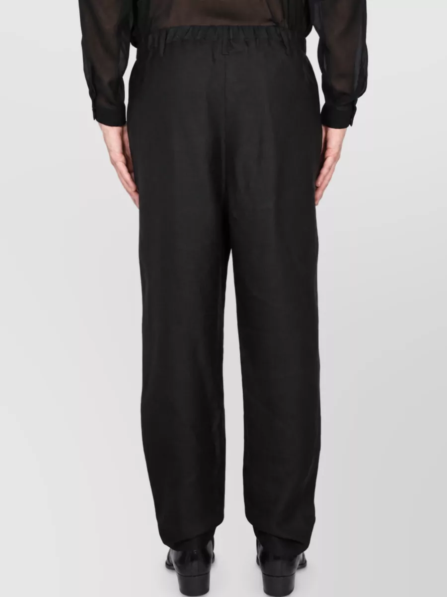 Saint Laurent High-Rise Tapered Trousers