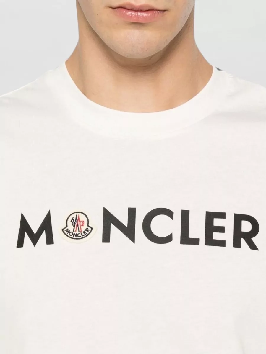 Moncler Cotton Logo Print T-Shirt