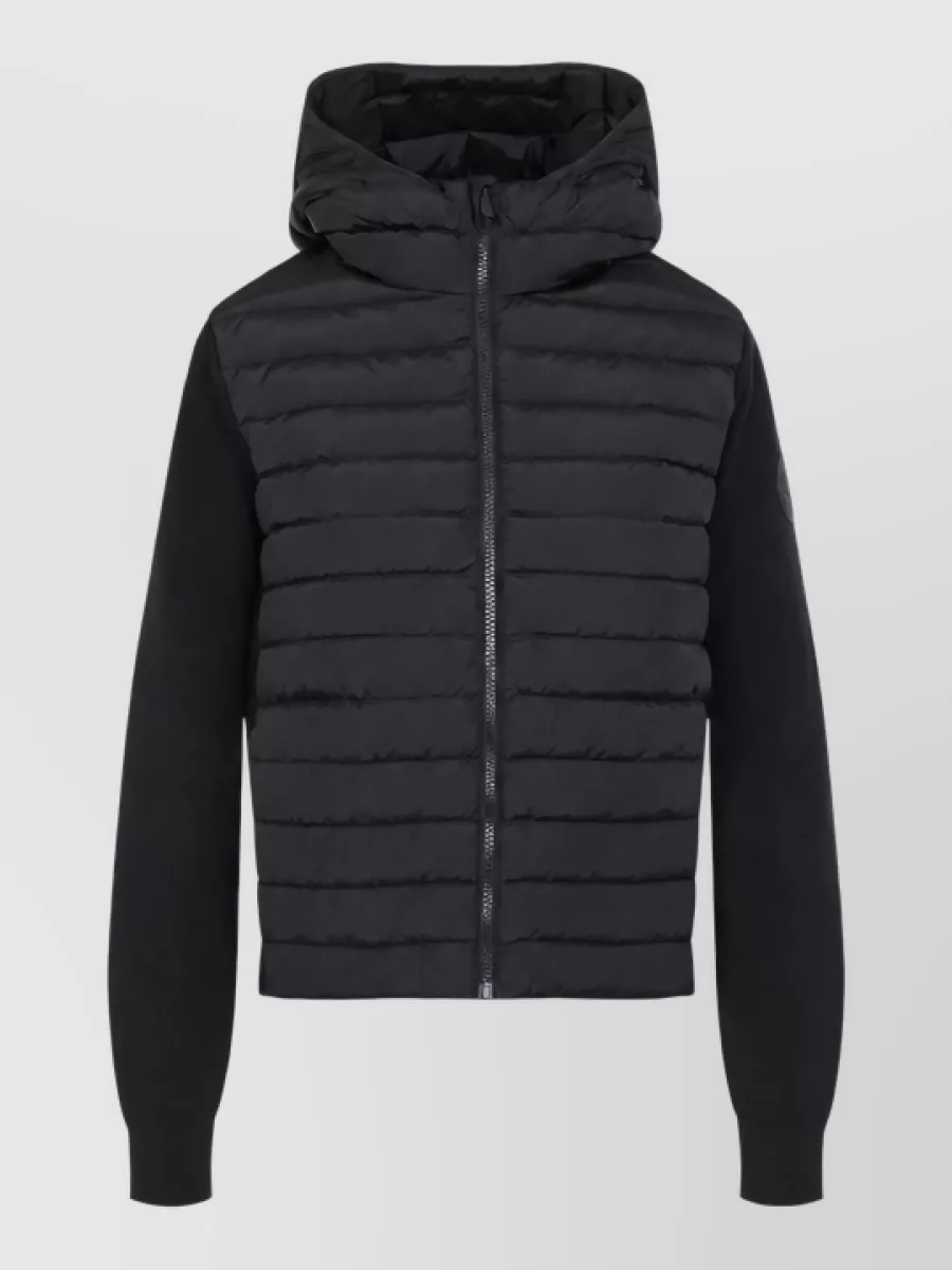 Canada Goose Quilted Wool Hoodie Jacket