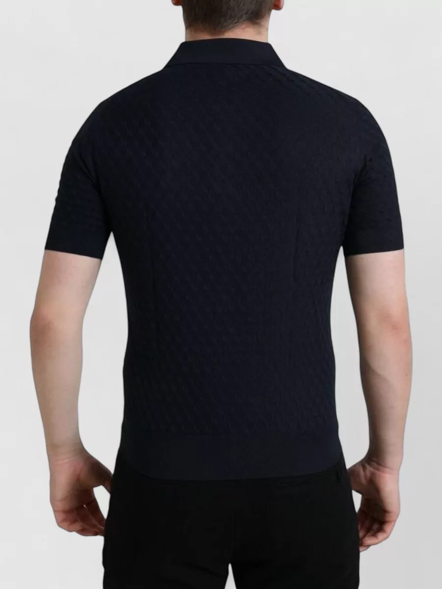 Dolce&Gabbana Silk Slim-Fit Short-Sleeve Polo Shirt