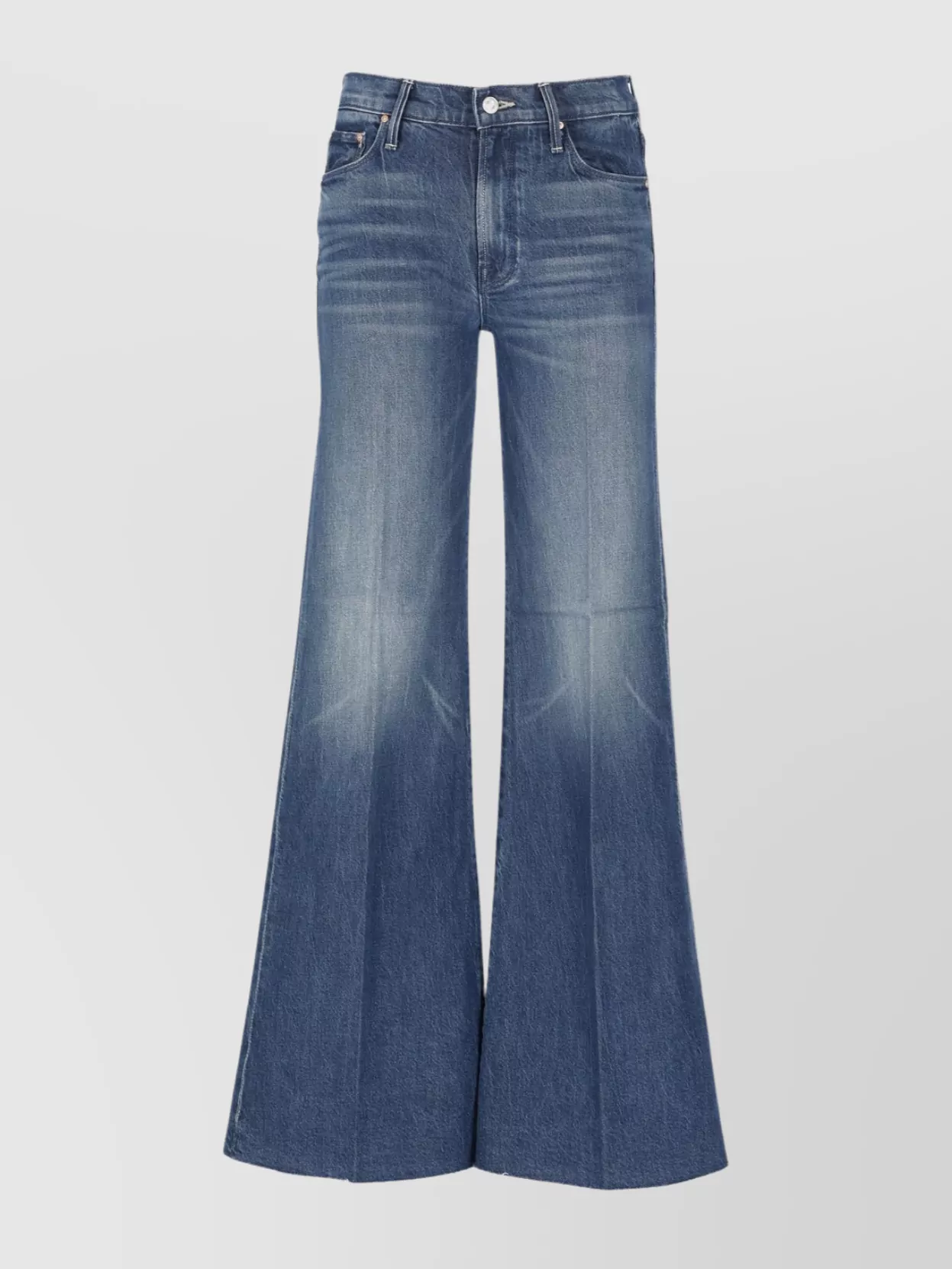 Mother Straight Leg Trousers Belt Loops