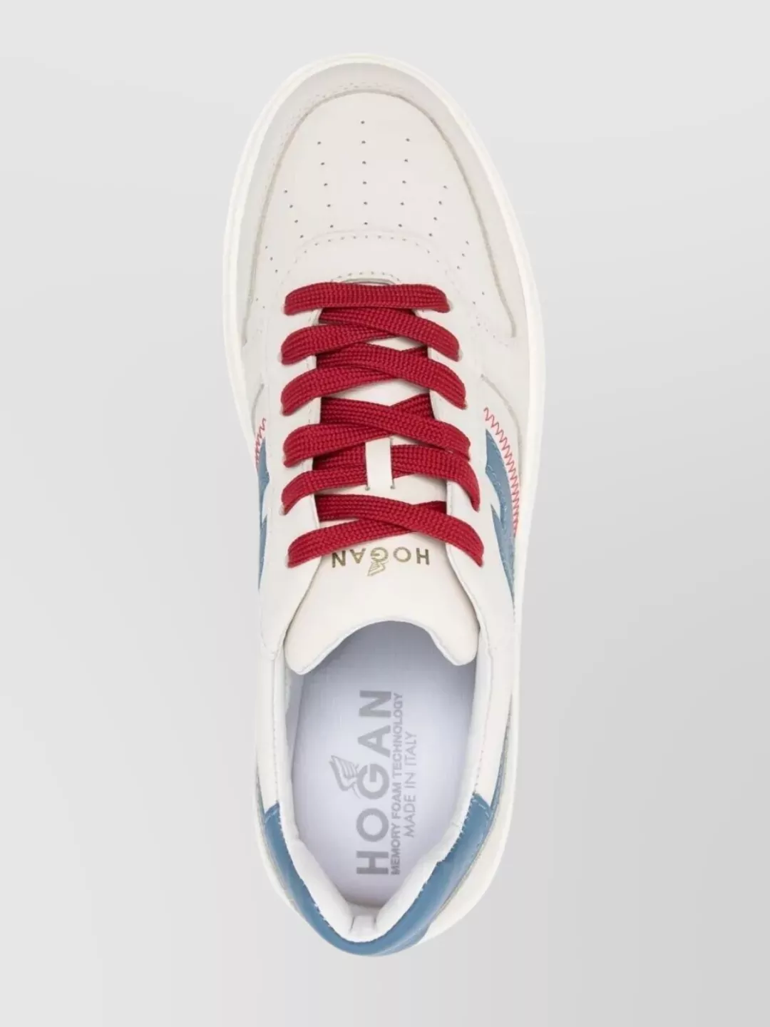 Hogan Panelled Sneakers With Perforated Design