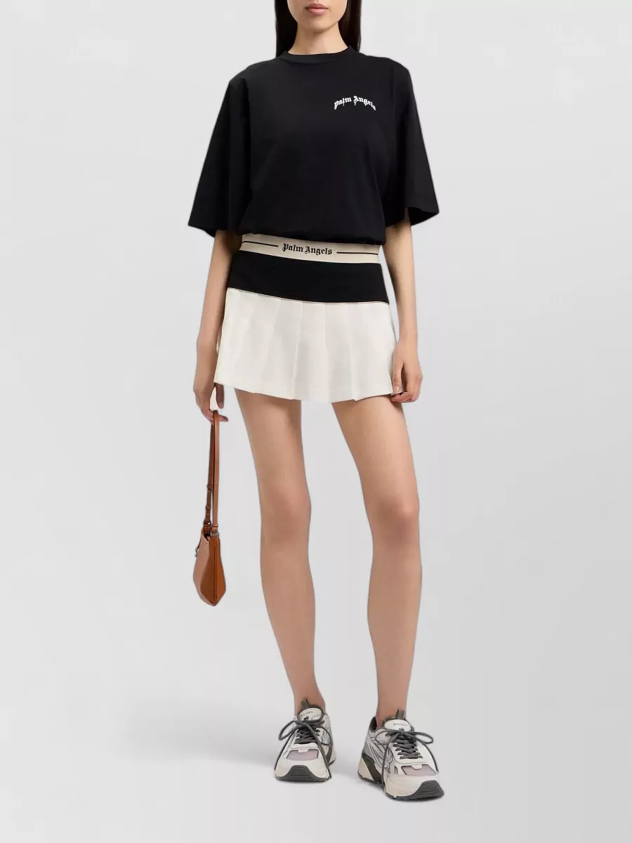 Palm Angels Curved Logo Boxy T-Shirt