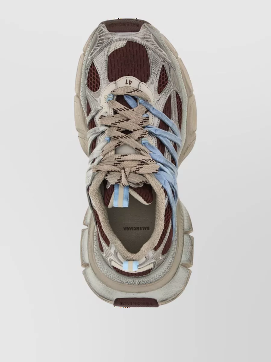 Balenciaga 3Xl Interlace Low-Top Sneakers