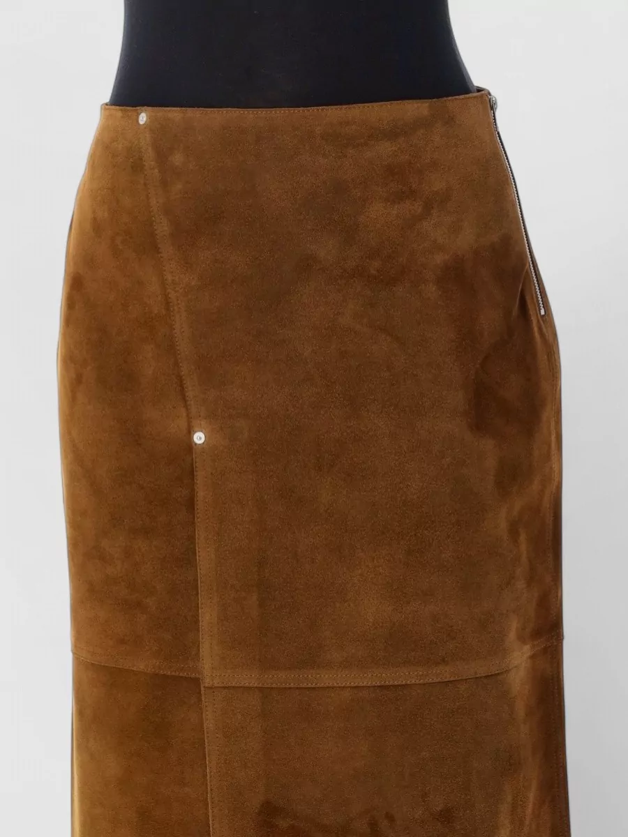 Studio Nicholson Suede Midi Skirt