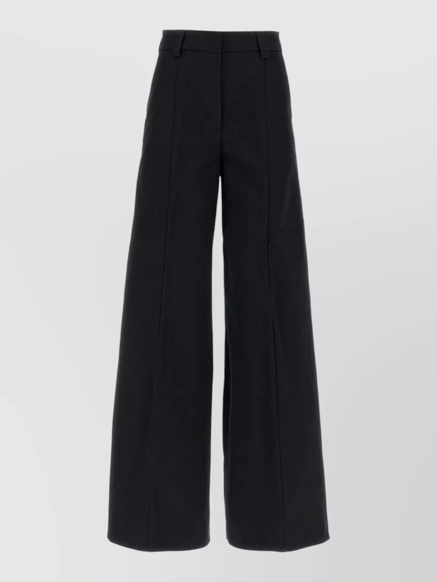 Thelatest alma cotton wide-leg trousers