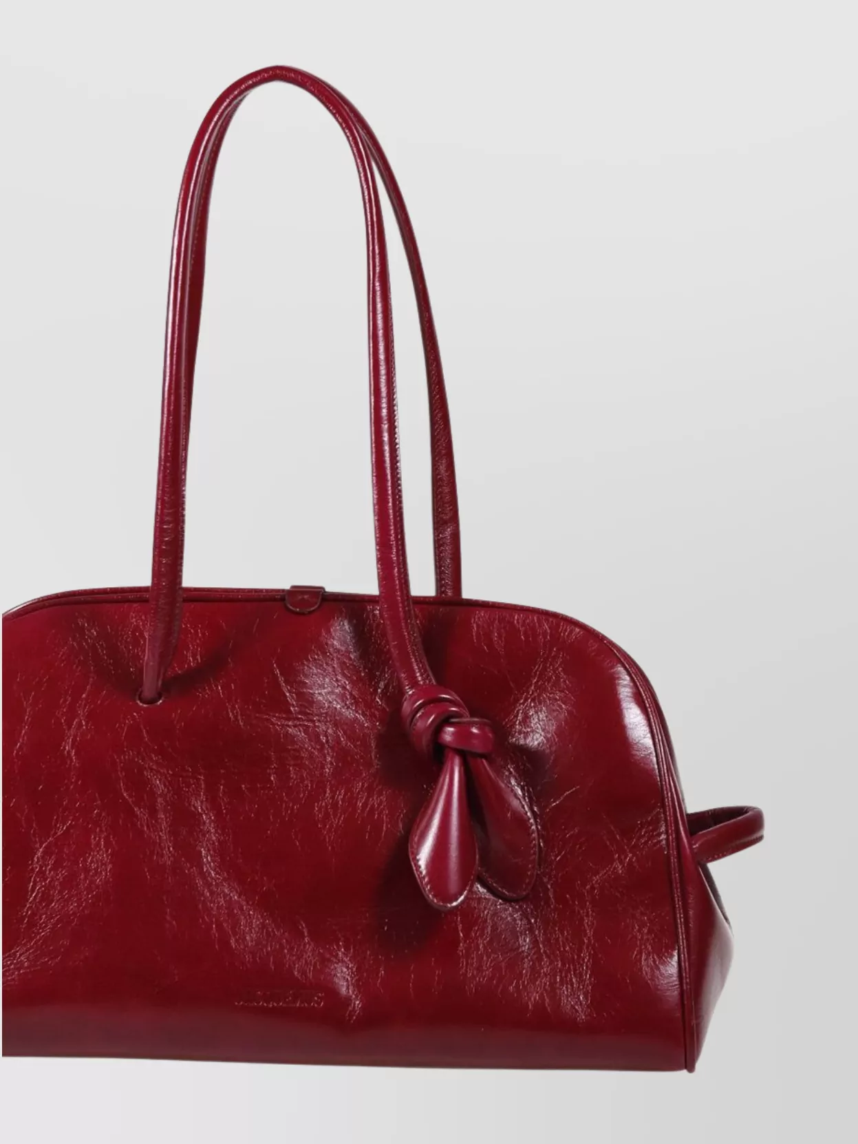 Jacquemus The Travel Shoulder Bag With Knotted Detail