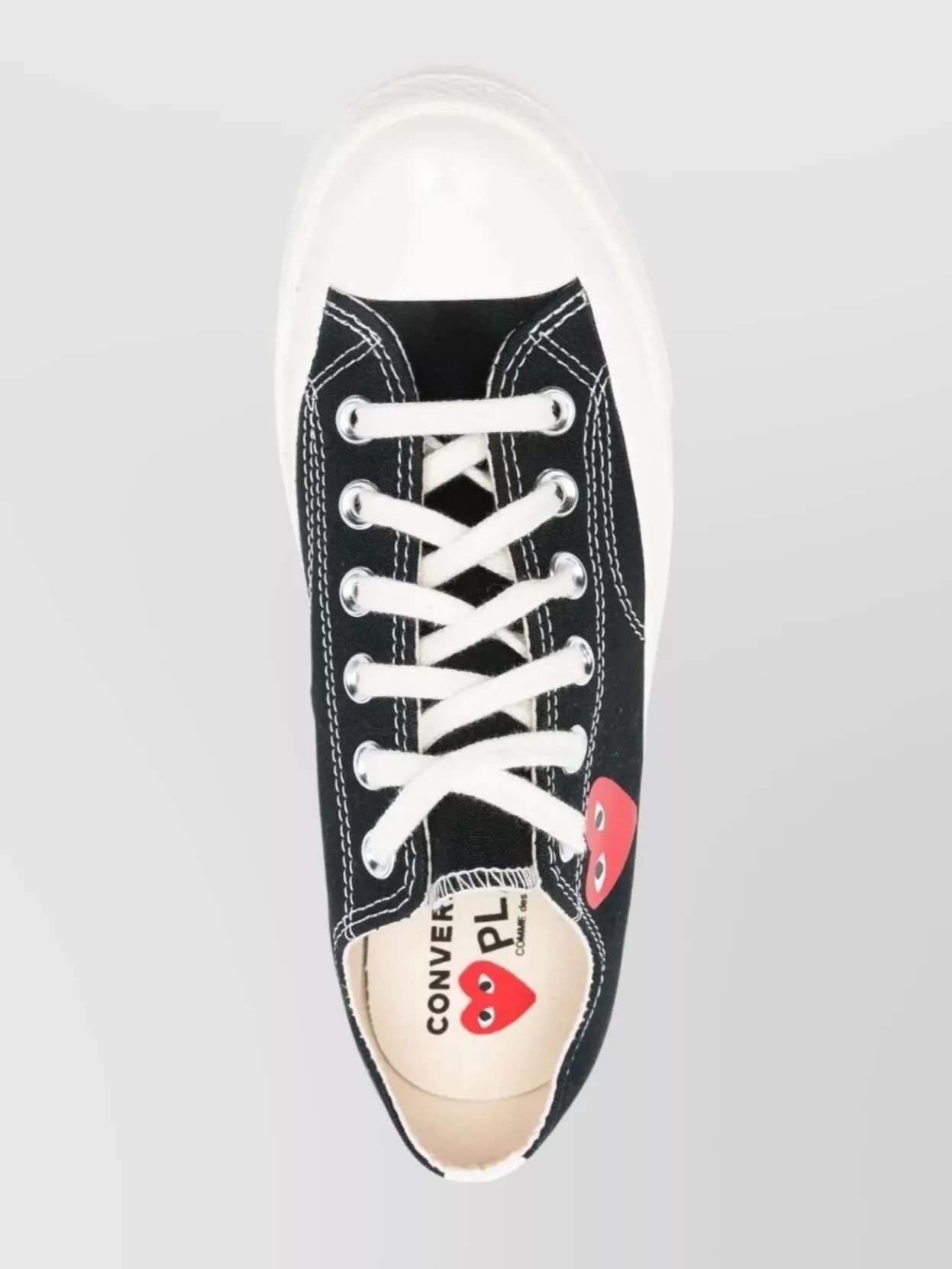 Comme Des Garçons Heart Low Top Sneakers