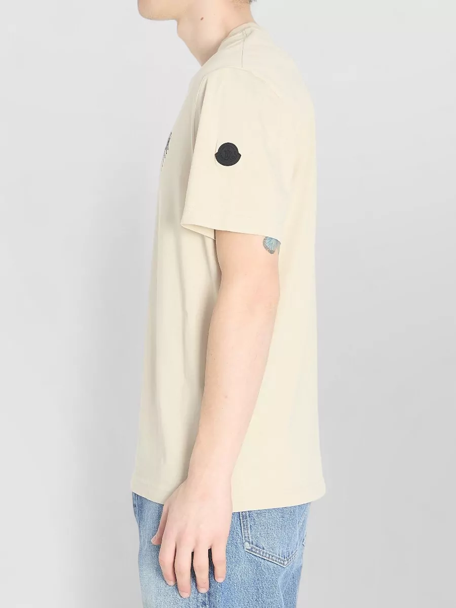Moncler Signature Jersey Crewneck T Shirt Regular Fit