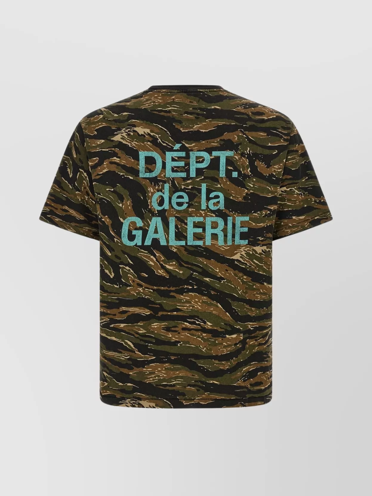 Gallery Dept. Camouflage Graphic Print Crew Neck T-Shirt