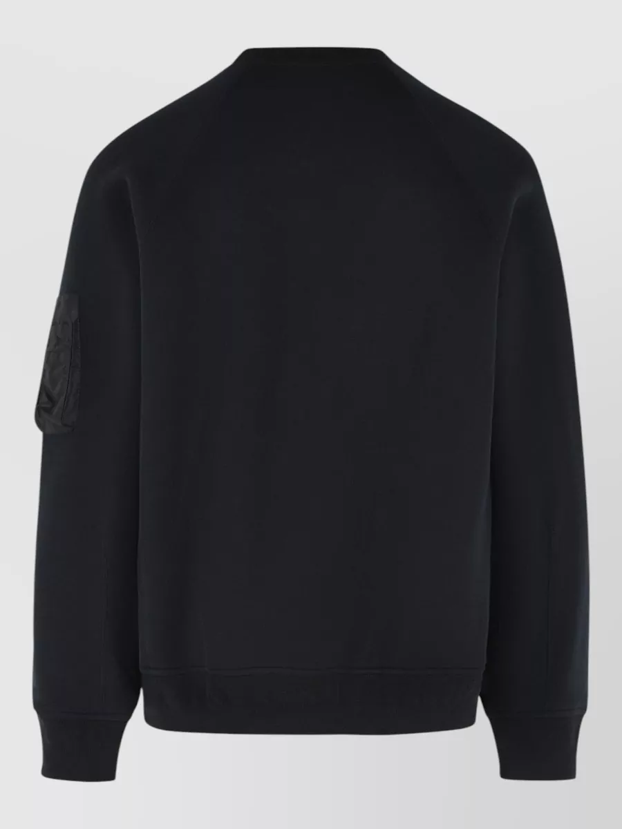 Sacai Cotton Blend Sweatshirt Jacket