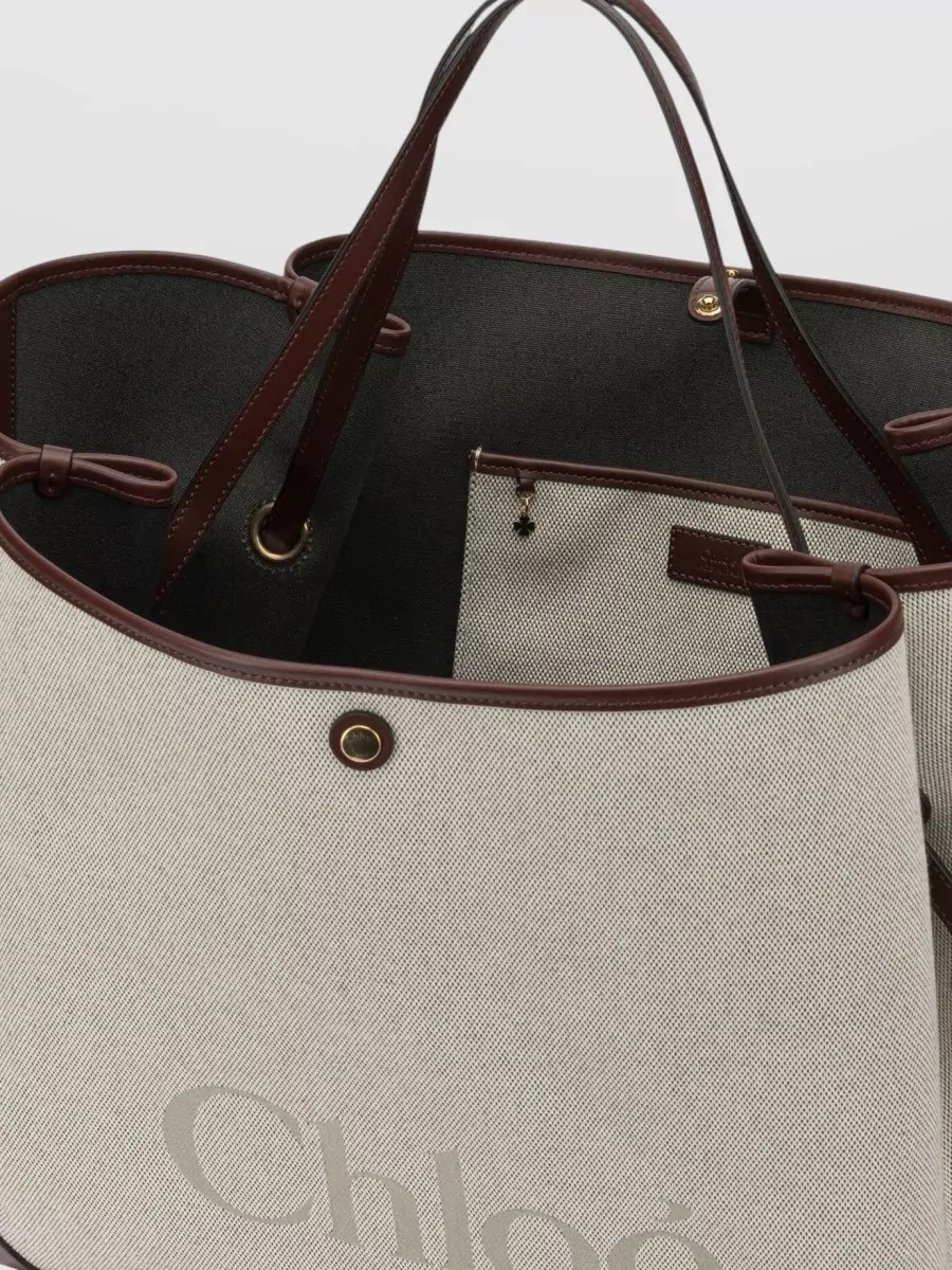 Chloé Chloé Carry Large Canvas Tote Bag