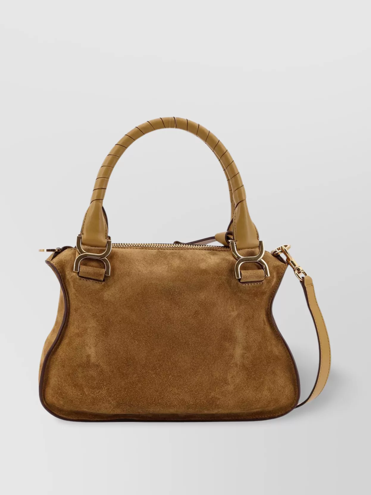 Chloé Small Suede Shoulder Bag With Top Handle