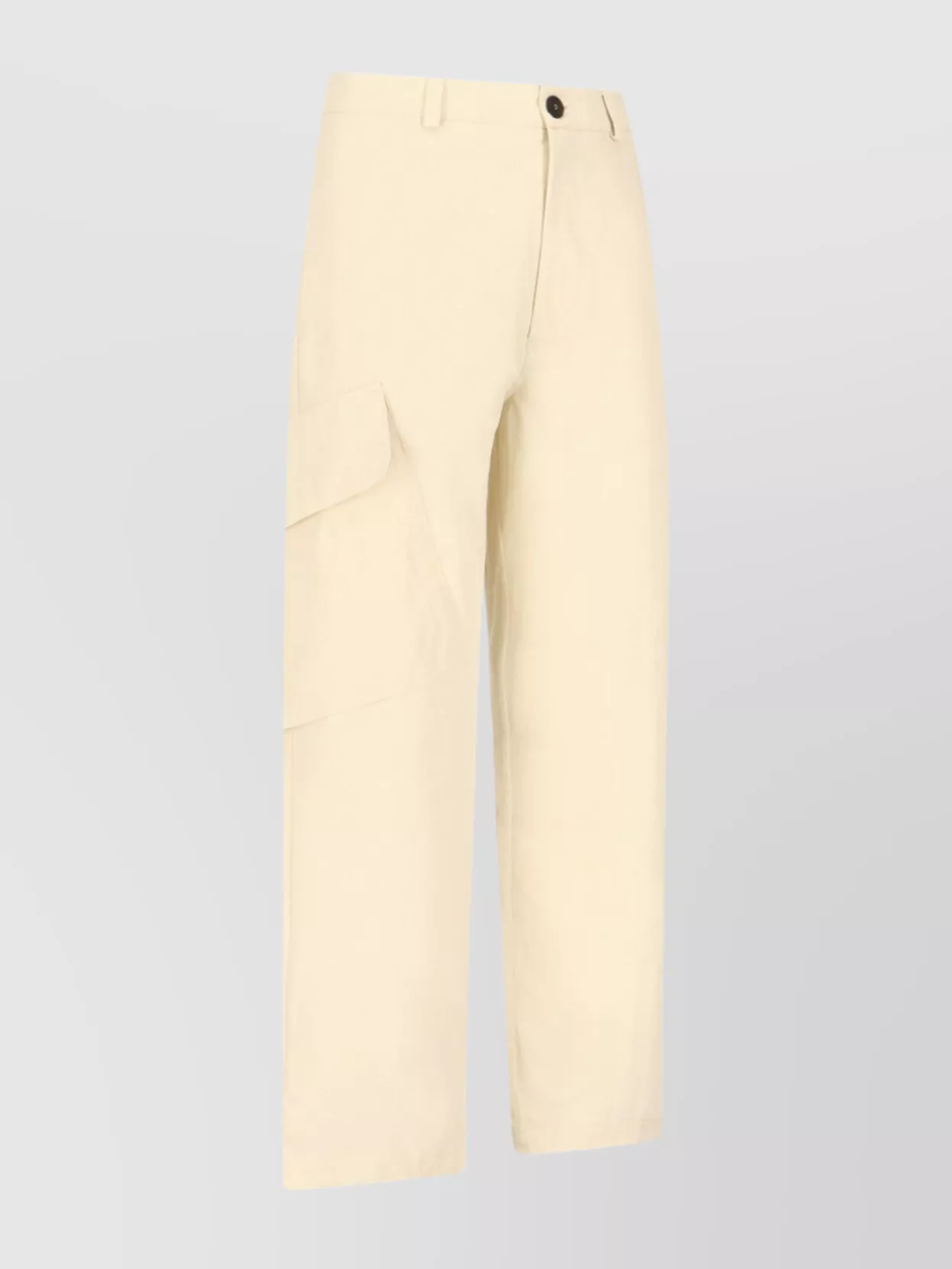 Studio Nicholson Straight Trousers Button Detail