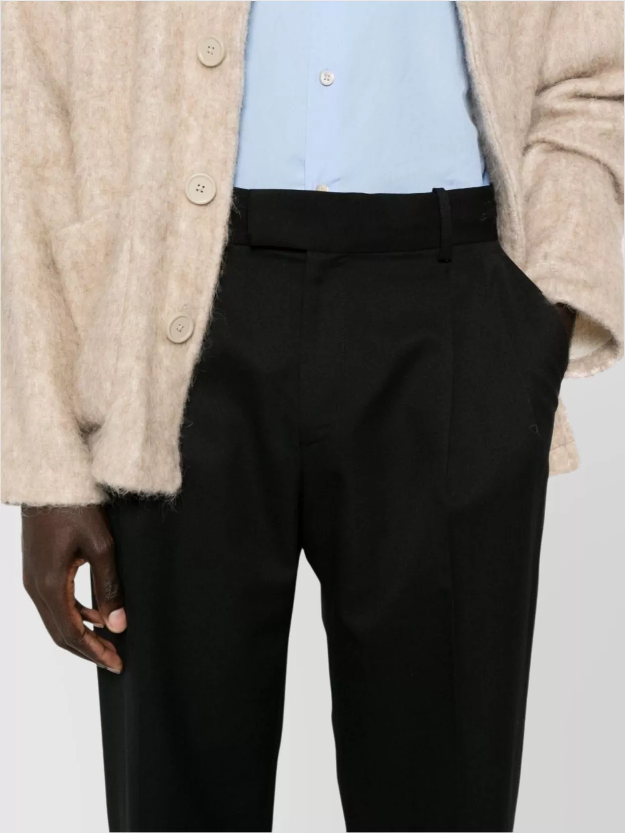 Drôle De Monsieur Tailored Golf Trousers Pleat Detailing