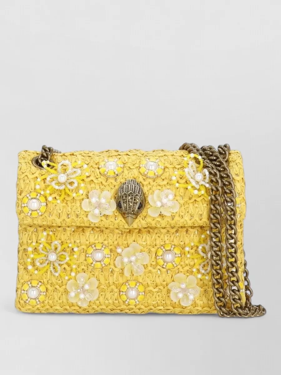 Kurt Geiger Raffia Shoulder Bag