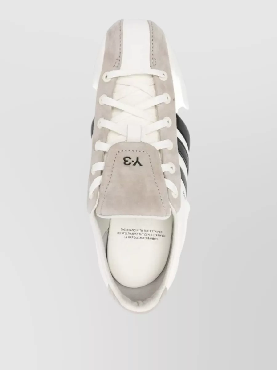 Y-3 Leather Low-Top Sneakers