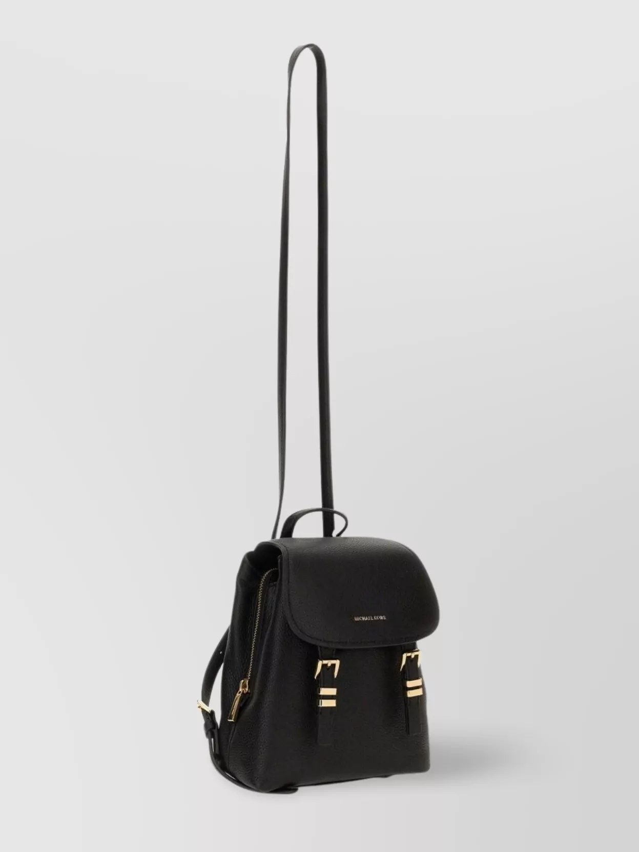 Michael Kors Backpack Leather Adjustable Straps Front Flap Top Handle