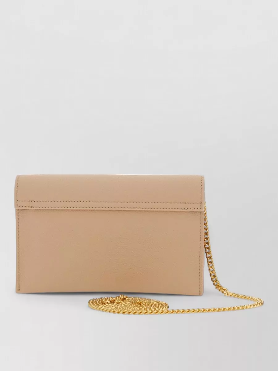 Valentino Garavani Vlogo Signature Small Leather Clutch Bag