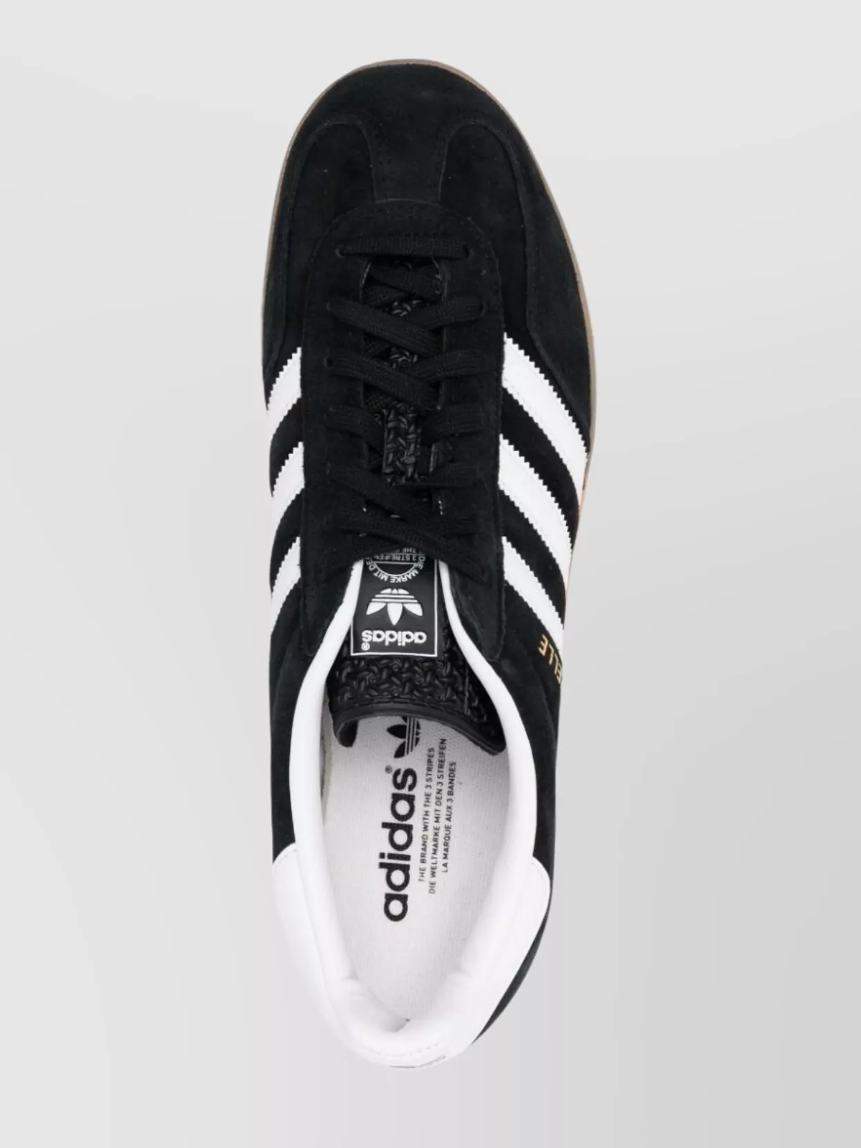 Adidas Originals Adidas Gazelle Indoor Ji2060 Woman Core Black / Cloud White / Gum In Black