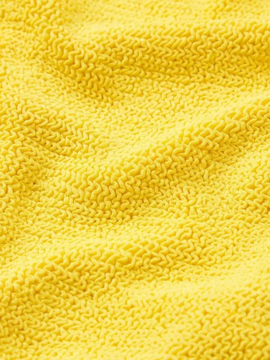 Hunza G Textured Halterneck Square Neck Swimsuit