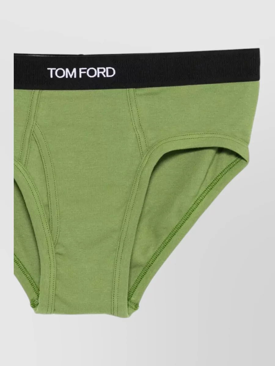 Tom Ford Cotton Jersey Brief Contoured Pouch Waistband
