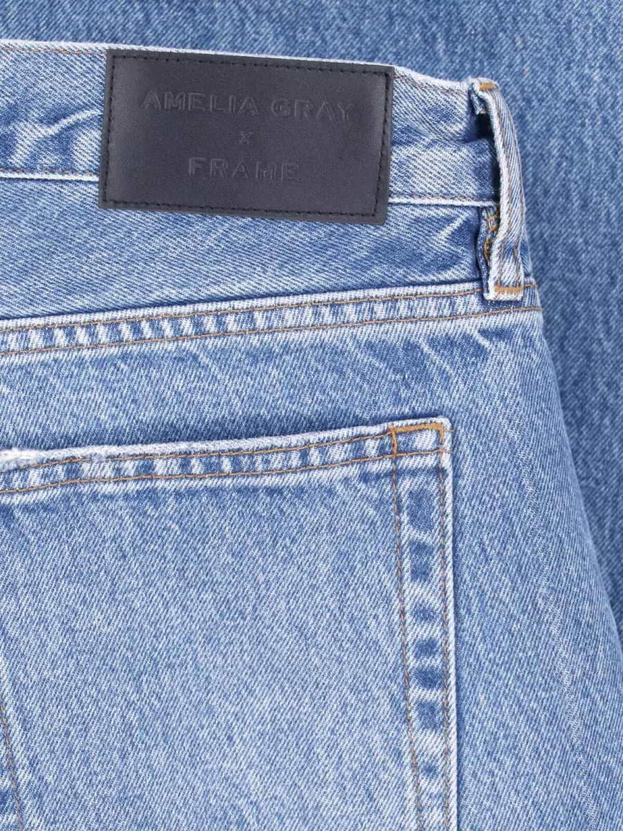 Frame Denim Straight-Leg Jeans