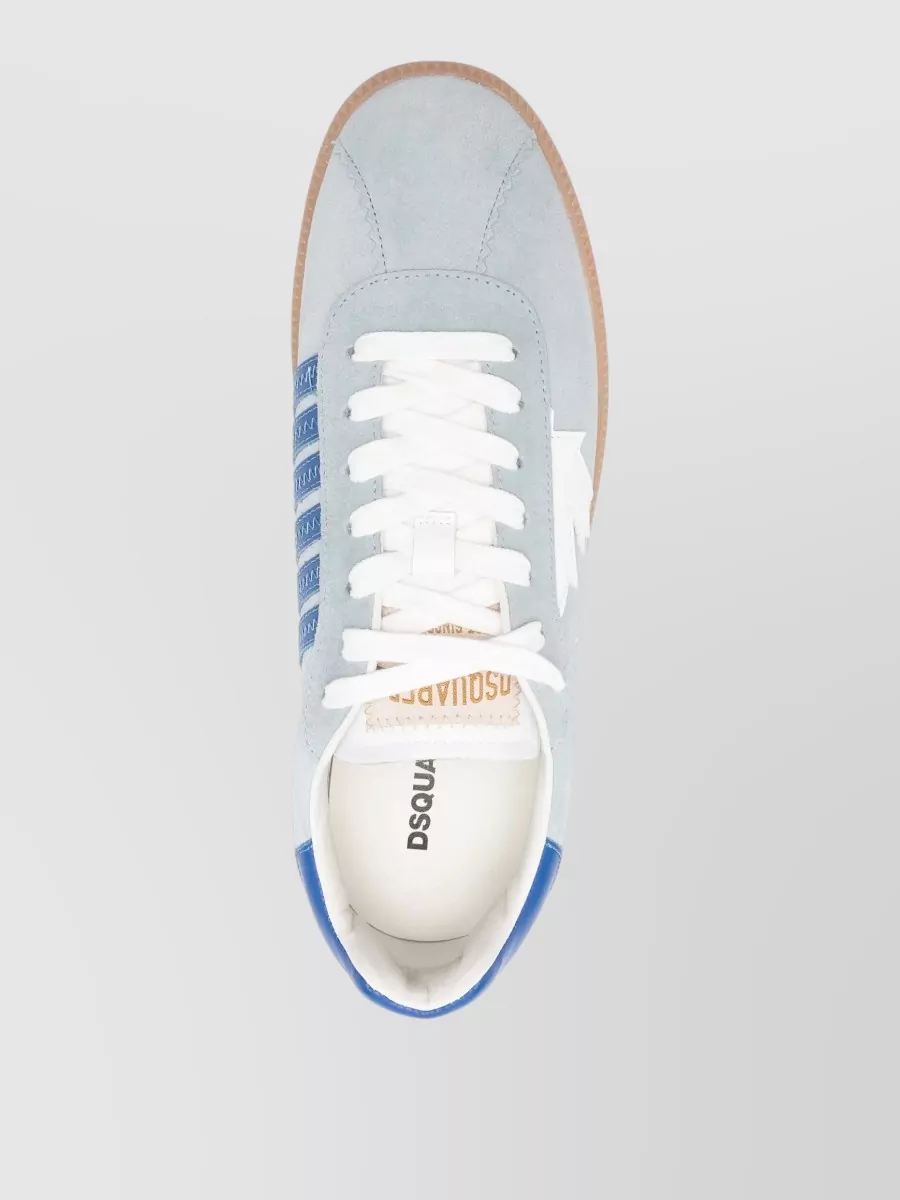 Dsquared2 Leather Low-Top Sneakers