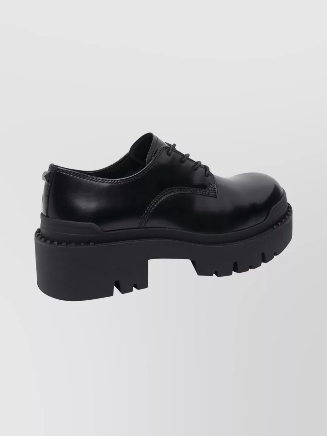 Ash Chunky Sole Lace-Up Loafers Metal Studs