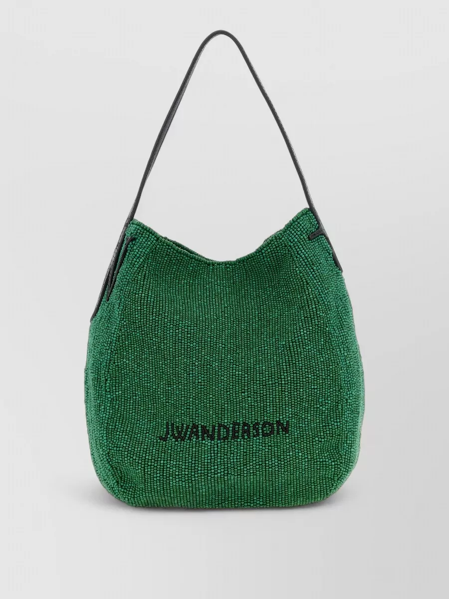 JW Anderson na beaded bucket bag