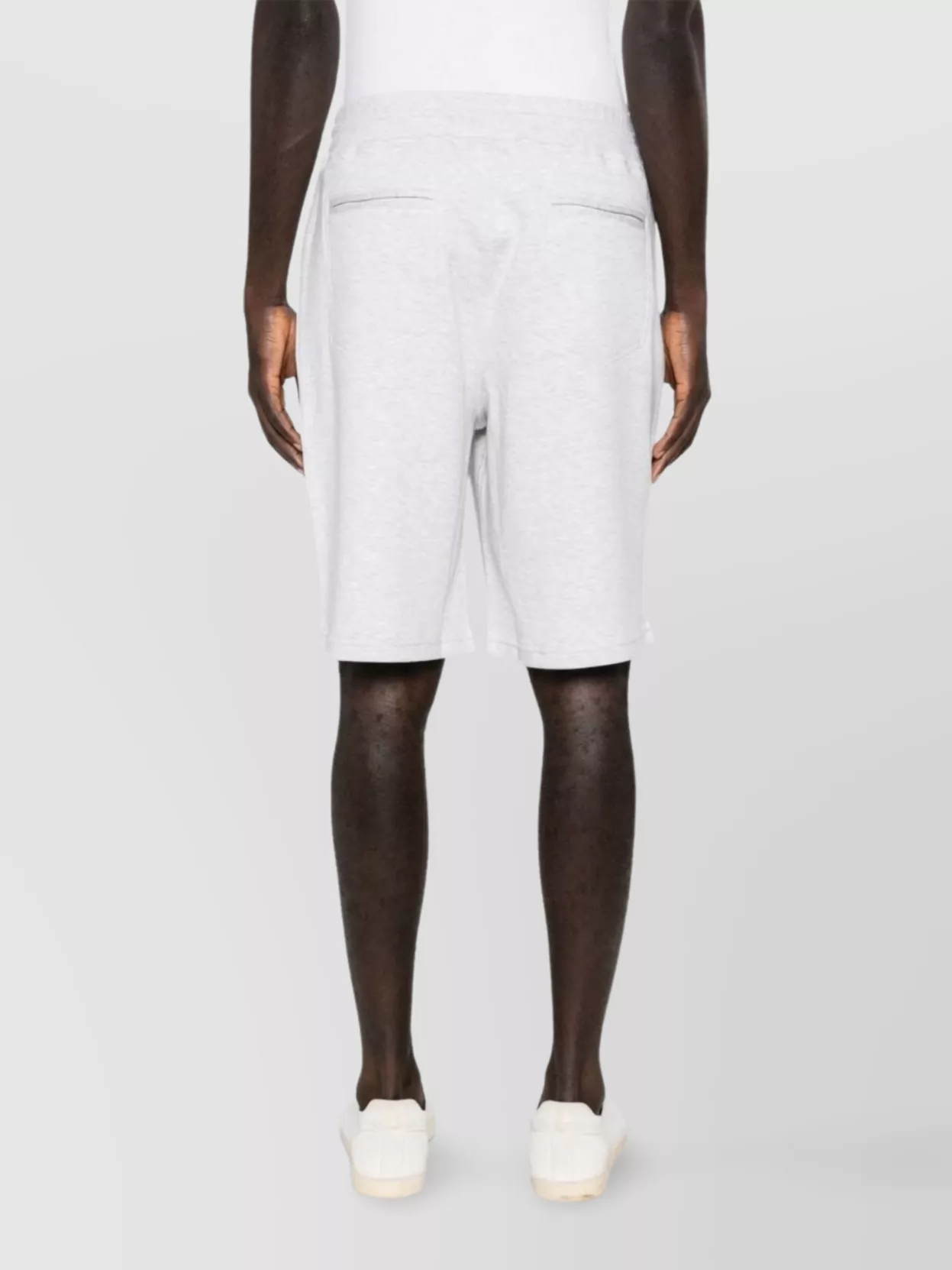 Brunello Cucinelli Bermuda Shorts In Cotton Blend Jersey Texture