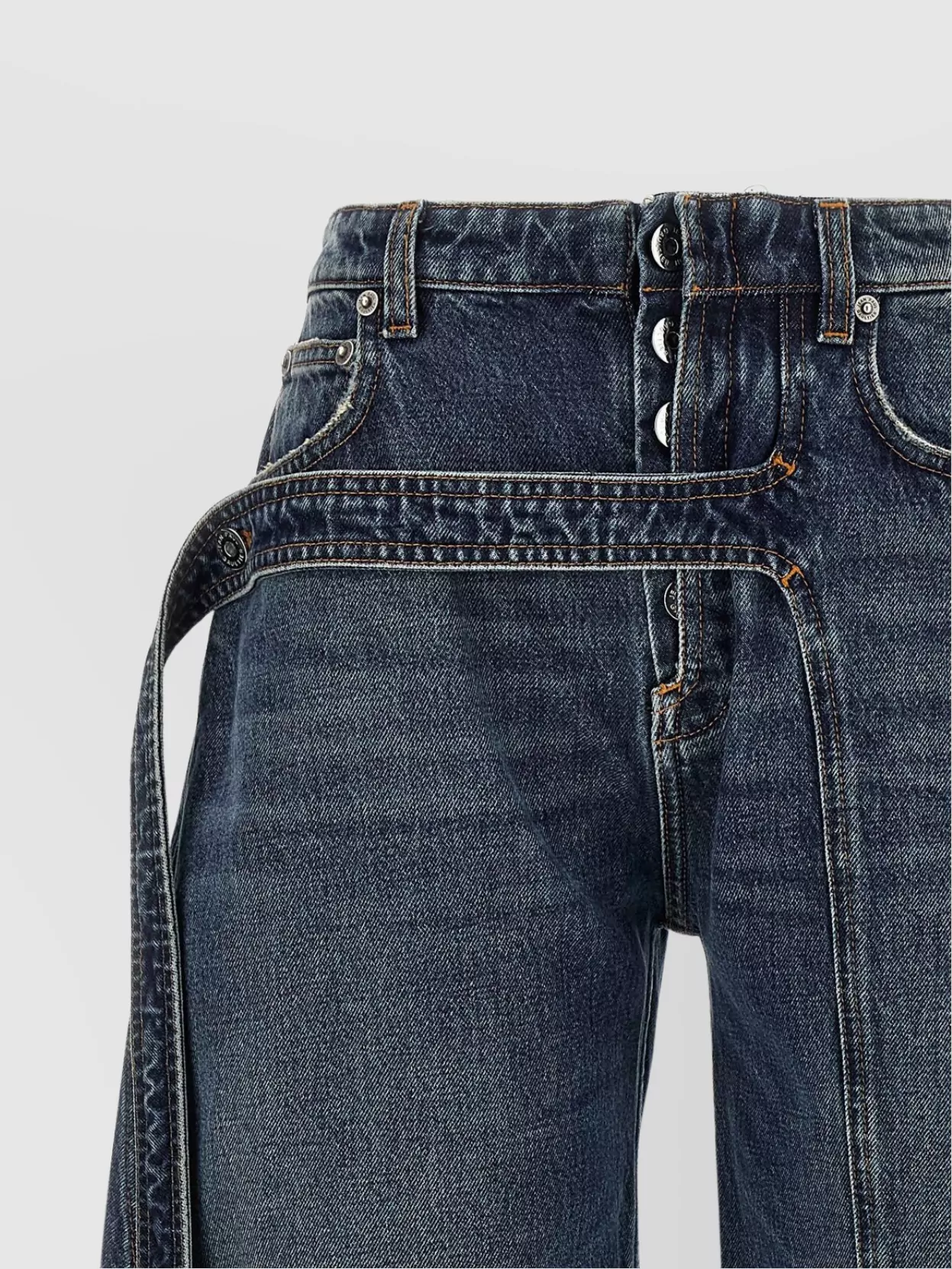 Jean Paul Gaultier 'The Strap Denim' Trousers
