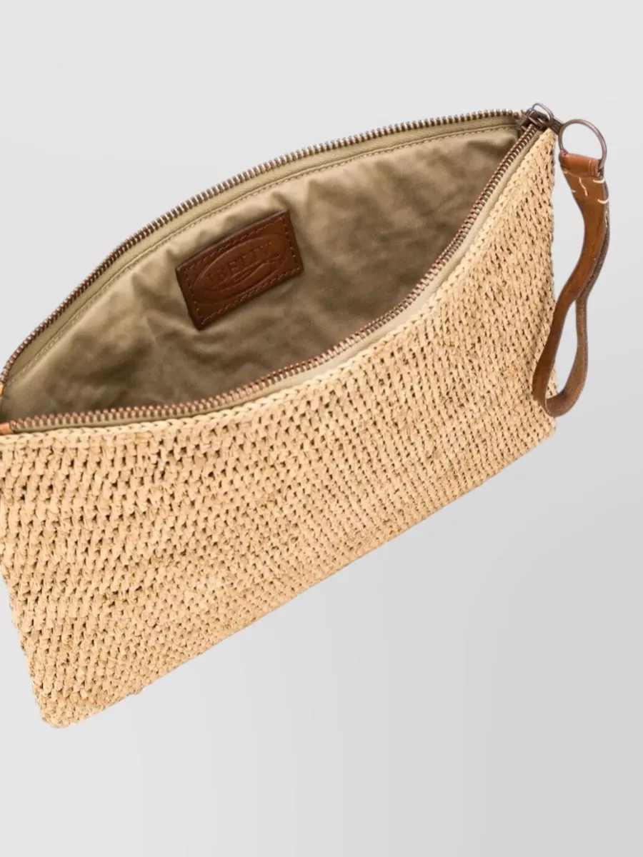 Ibeliv Ampy Mini Clutch Bag Woven Texture Wrist