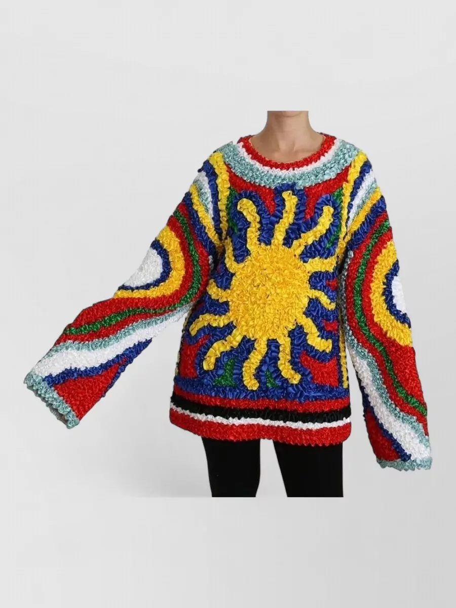 Dolce&Gabbana Ruffled Oversized Sweatshirt