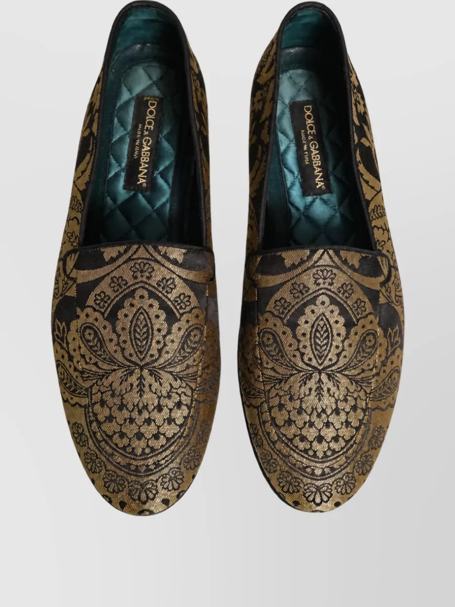 Dolce&Gabbana Leather Slip-On Loafers