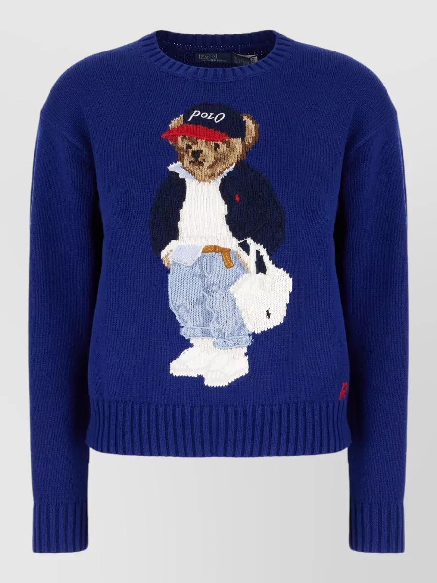 Polo Ralph Lauren Cotton Relaxed-Fit Ribbed Sweatshirt