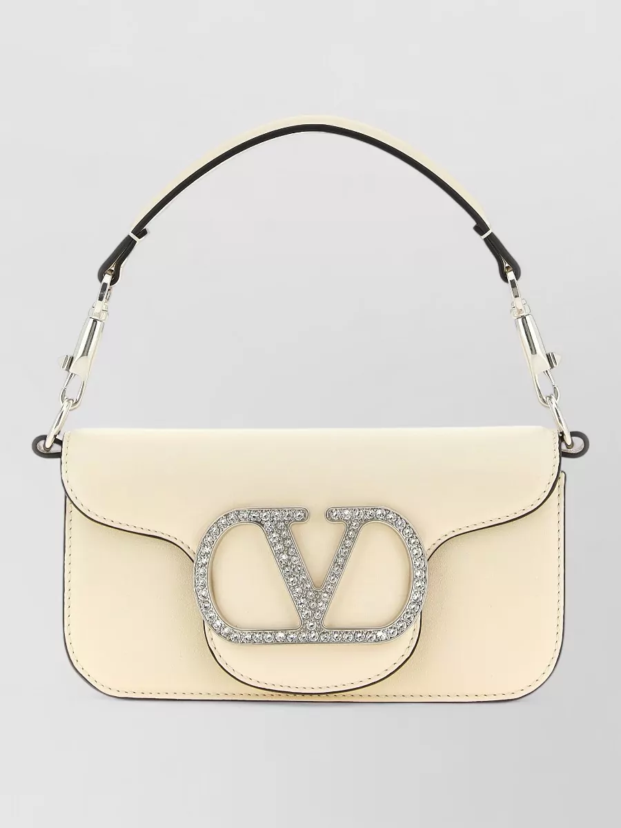 Valentino Garavani locò small leather clutch bag
