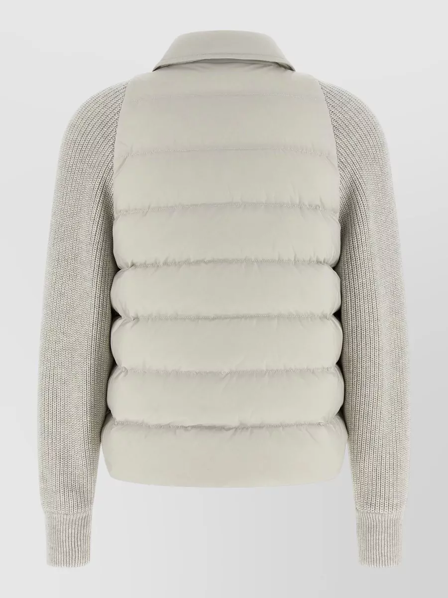 Brunello Cucinelli Quilted Down Single-Breasted Coat
