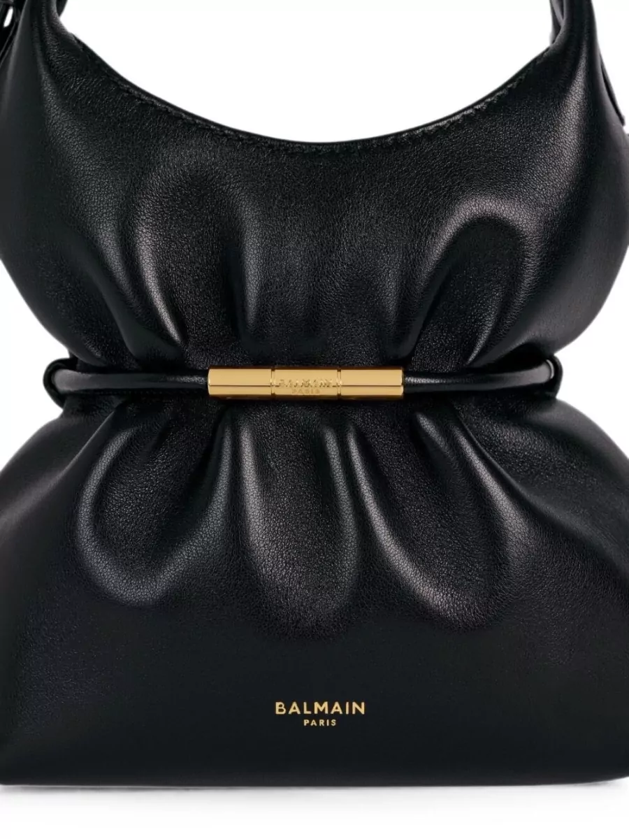 Balmain Mini Lambskin Shoulder Bag