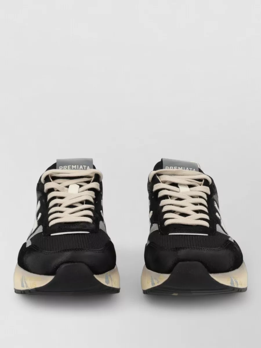 Premiata Leather Low-Top Sneakers