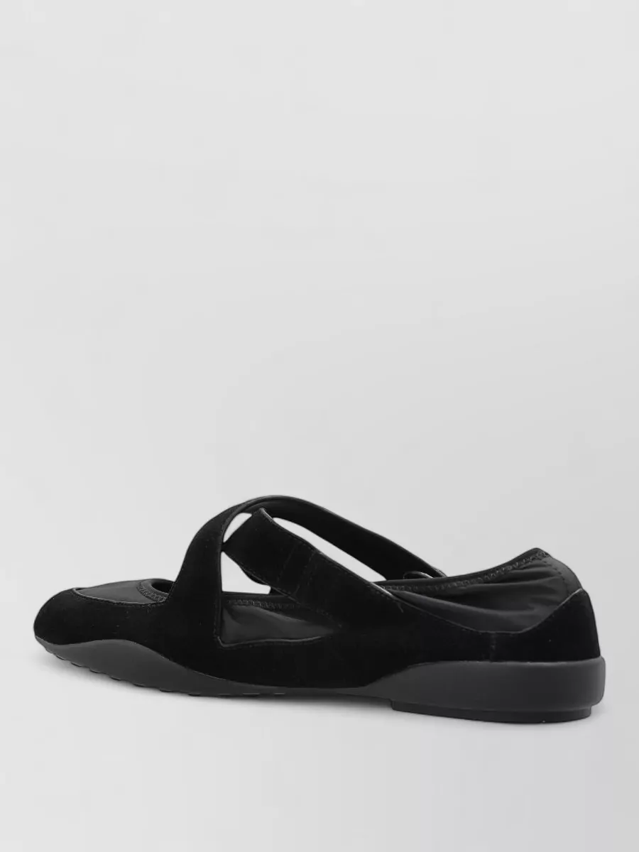 Tory Burch Romy Sport Ballerina Shoes Cross Strap