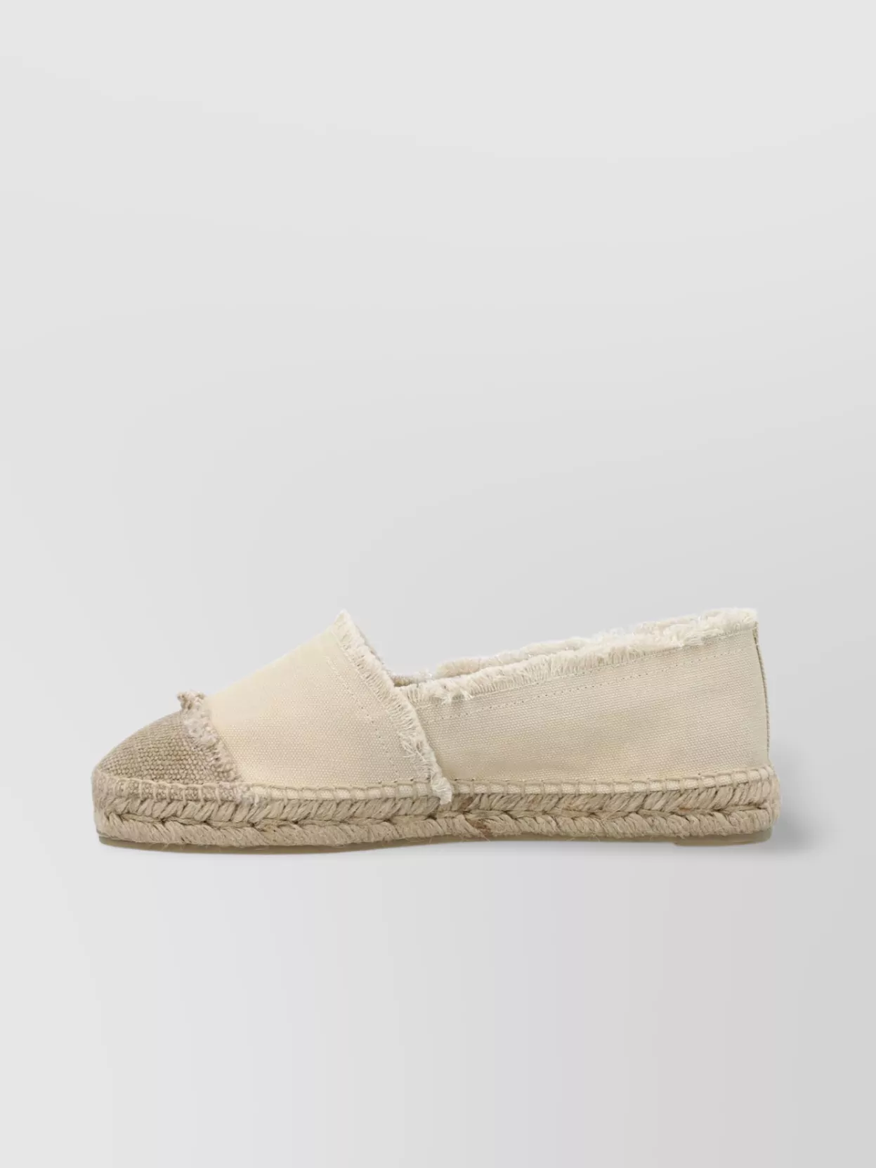 Shop Castaã±er Canvas Lace-up Shoes Jute Sole