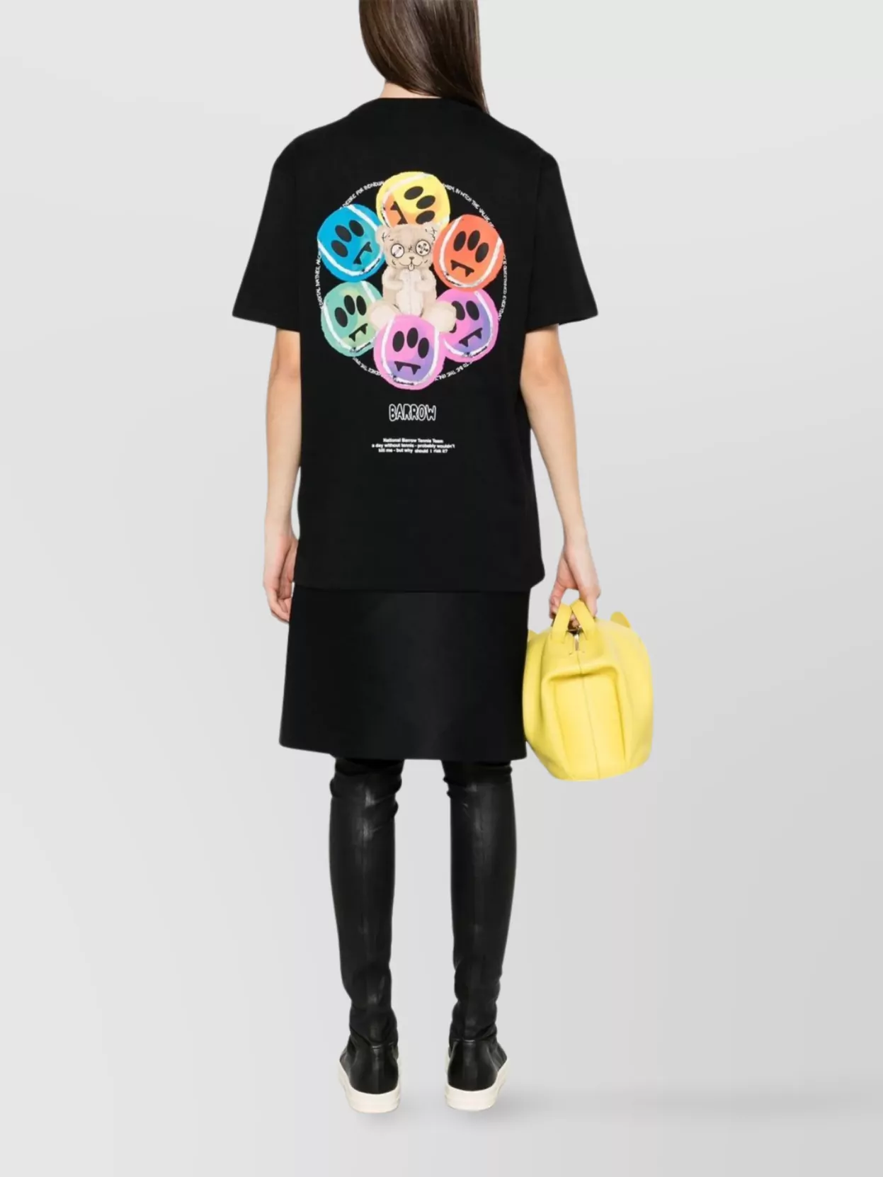 Barrow Crew Neck Graphic Print T-Shirt