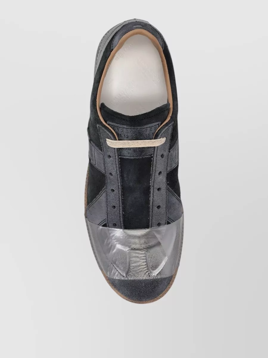 Maison Margiela Leather Low-Top Sneakers