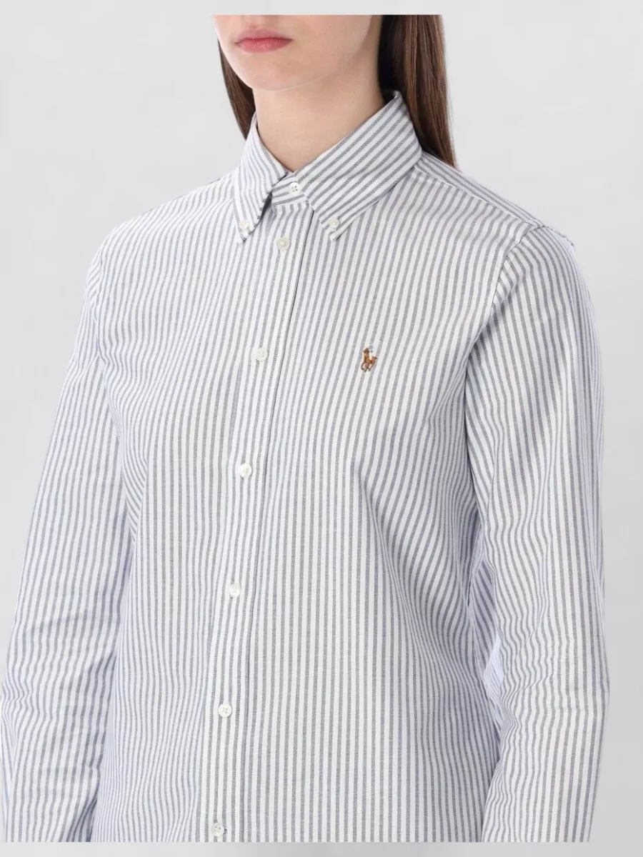 Polo Ralph Lauren Slim Fit Button Down Stripe Shirt