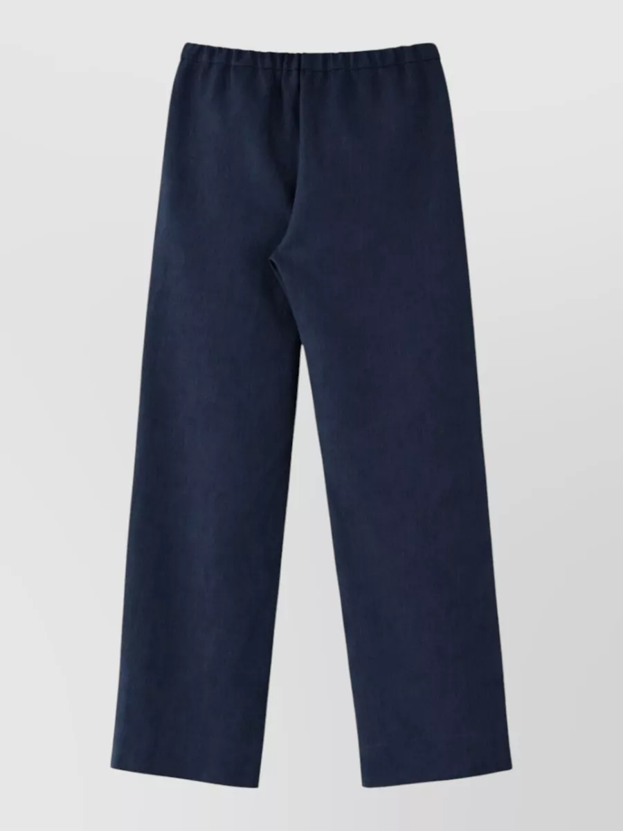 S Max Mara linen wide-leg pants