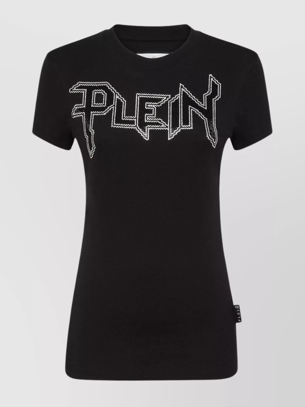 Philipp Plein crew neck fitted silhouette short sleeves stretch fabric