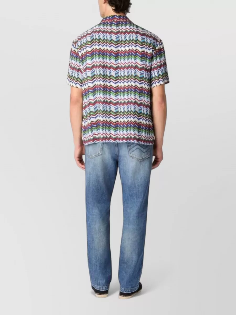 Missoni Zigzag Short-Sleeve Shirt