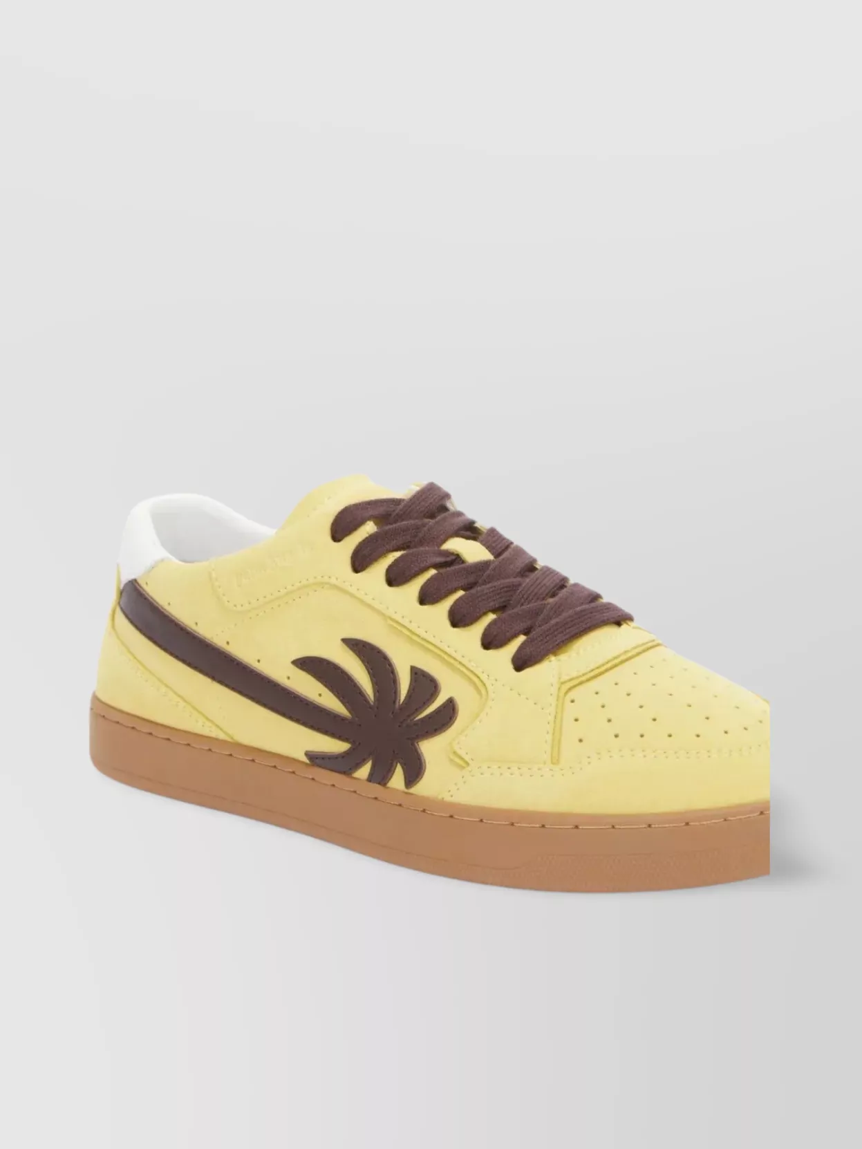 Palm Angels New Palm 1 Low-top Suede Sneakers